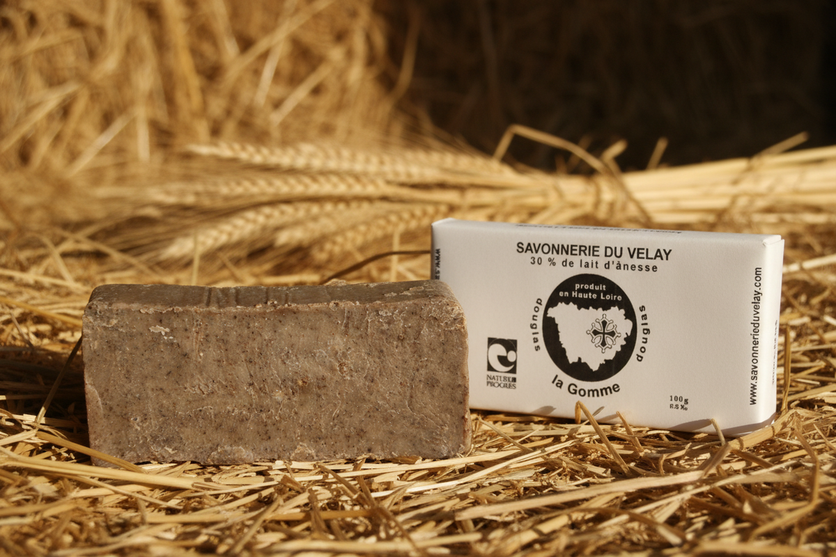 Savon solide au lait d'ânesse "Le Gomme"